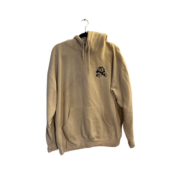 Felix the Cat Hoodie "Black Cats Rule" - Good Used Condition - Picture 7 of 8